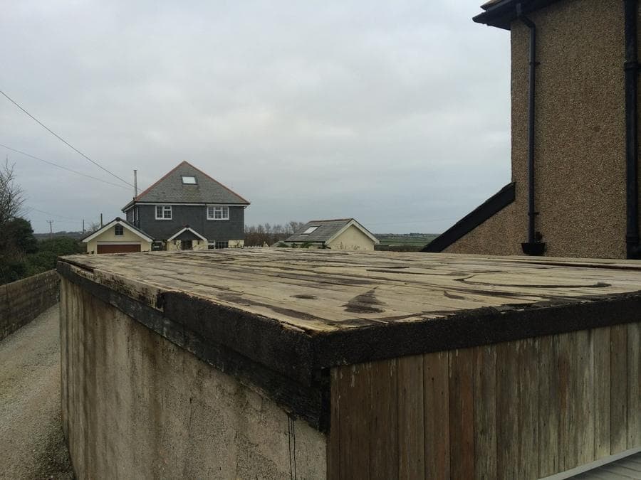 New garage GRP roof, photo 2