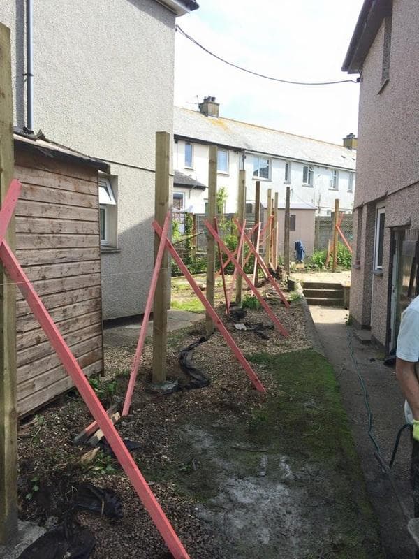 Garden fencing project, photo 4