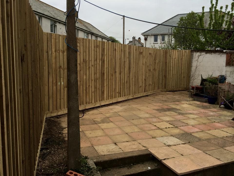 Garden fencing project