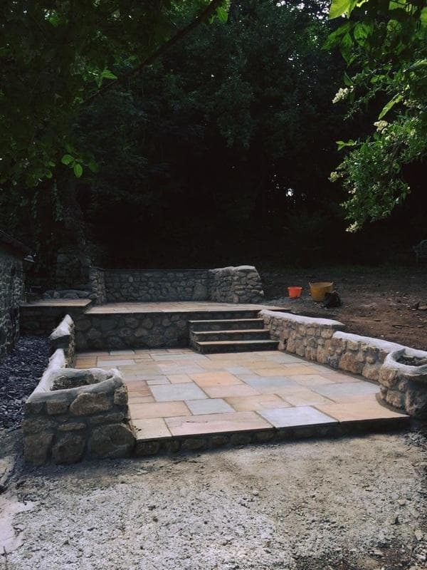 Garden patio project