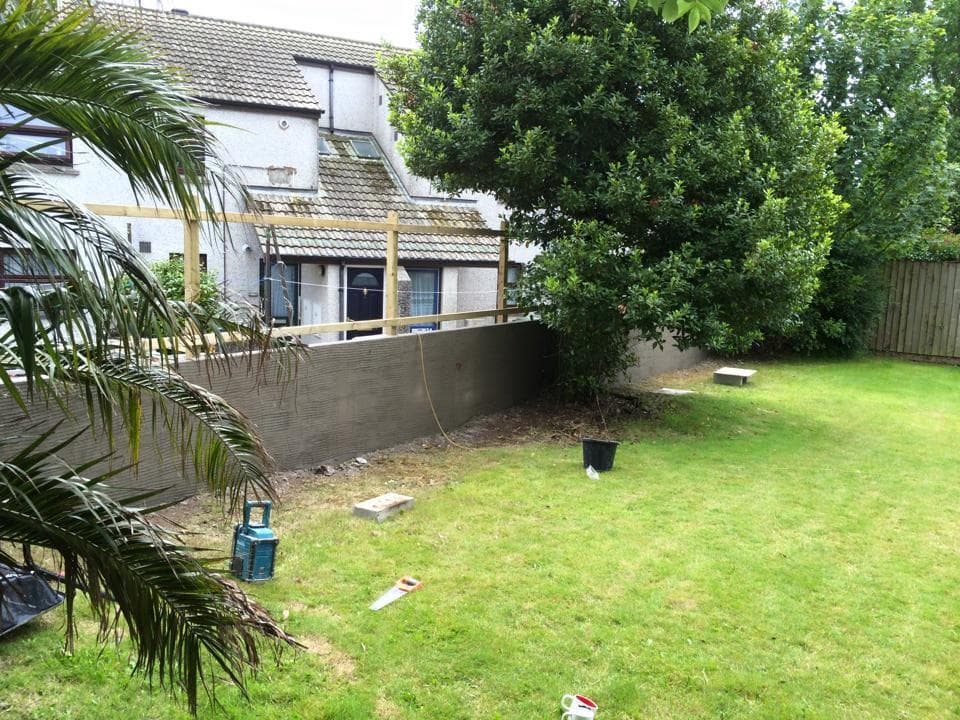 Garden wall project, photo 4