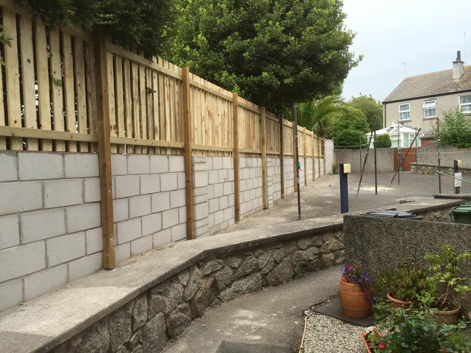 Garden wall project, photo 5