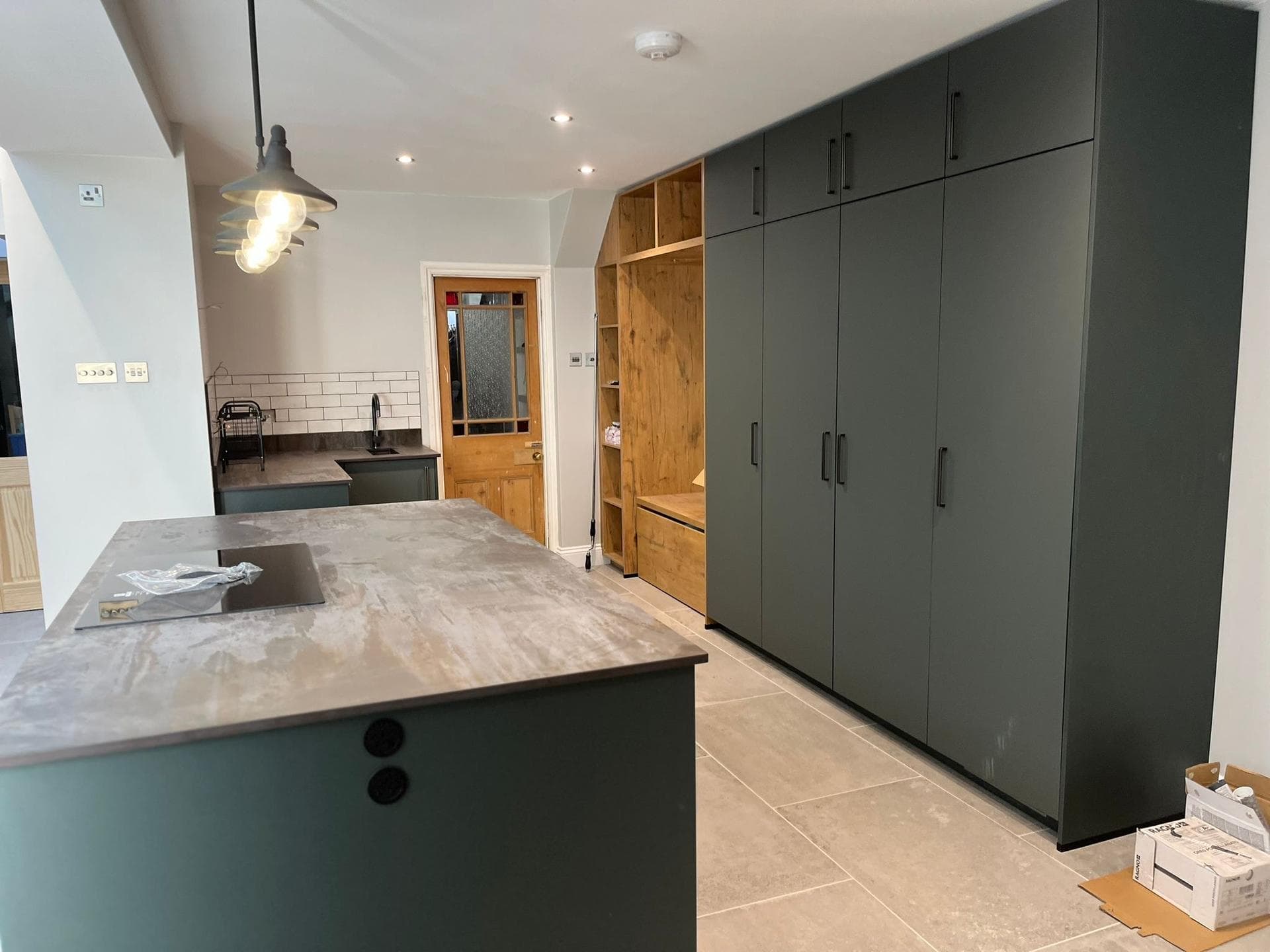 Fitted larder and boot room
