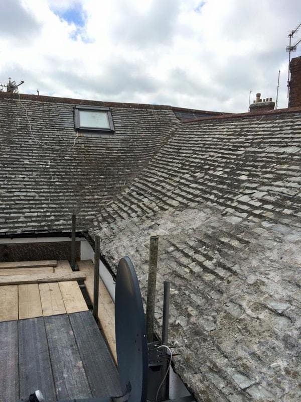 Slate roof restoration, photo 2