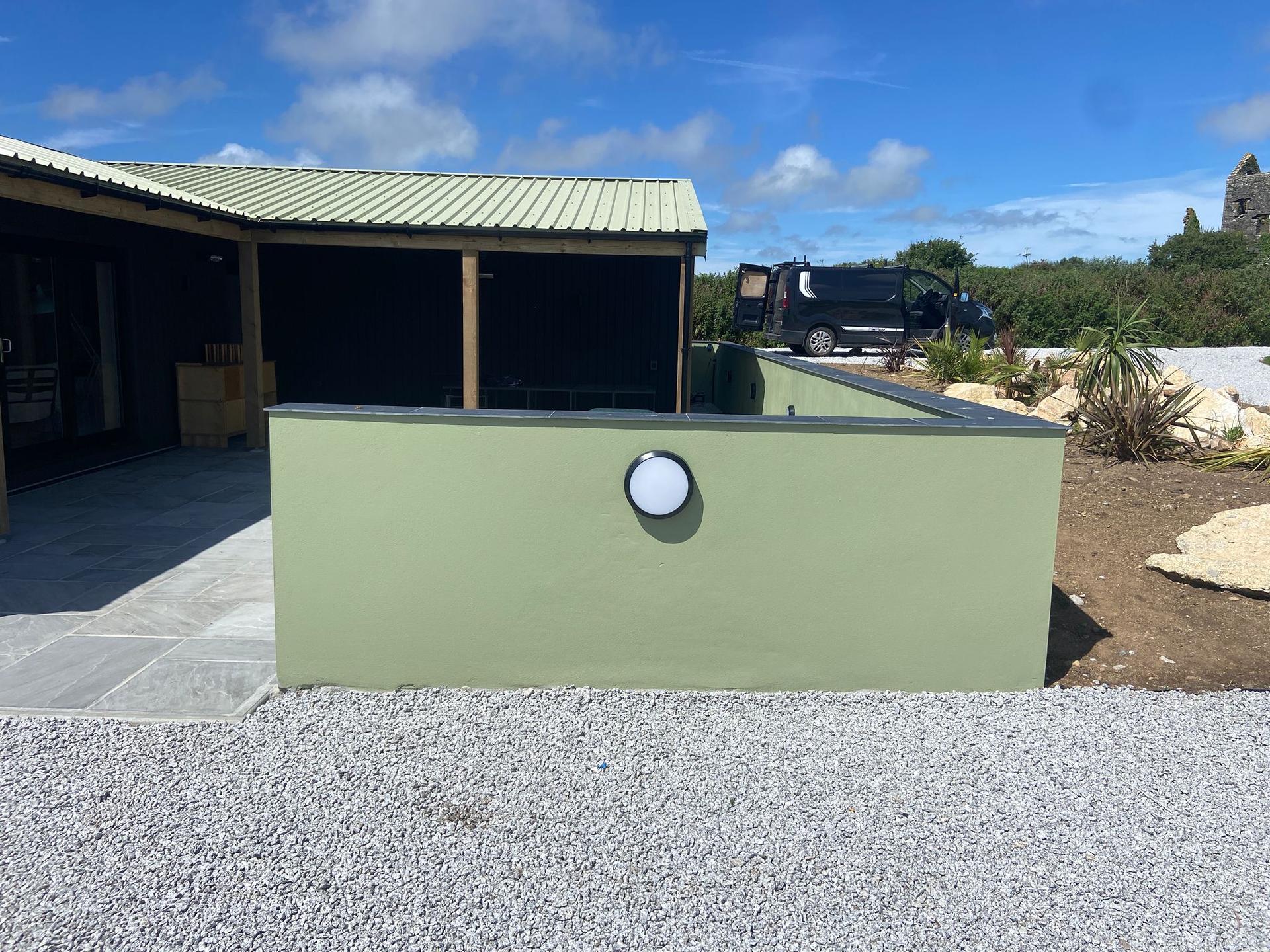 Garden building and courtyard, Helston after