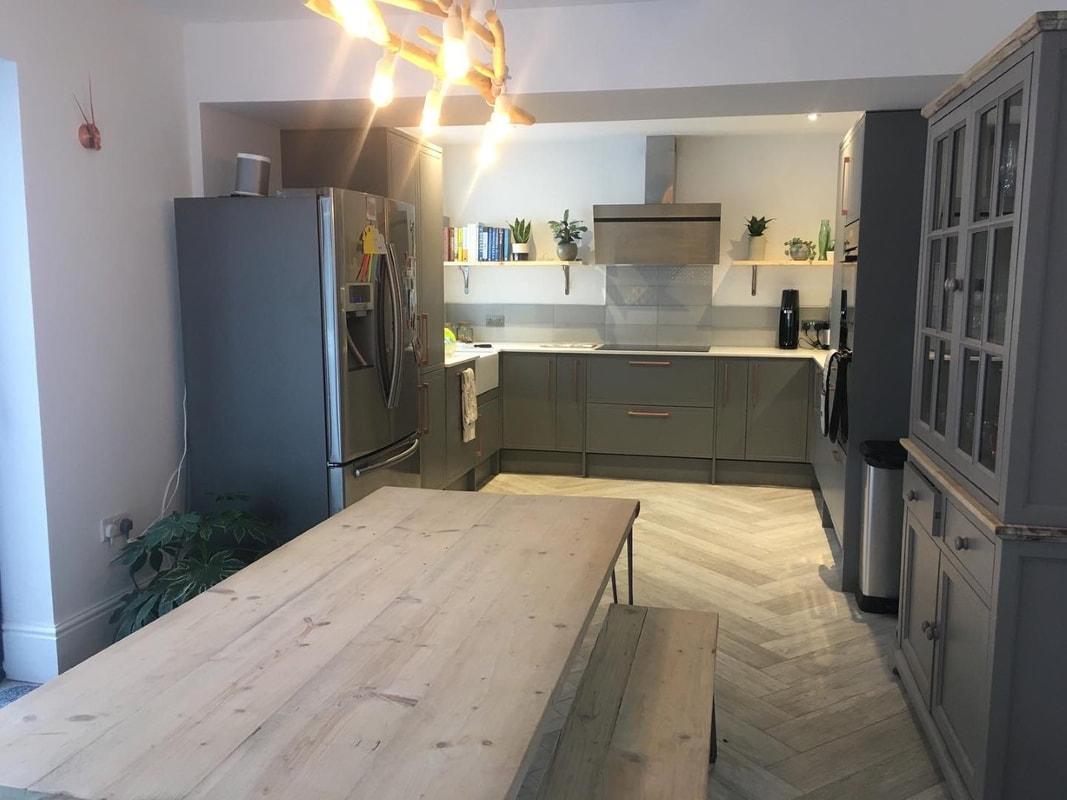 Morrab Road kitchen, Penzance after