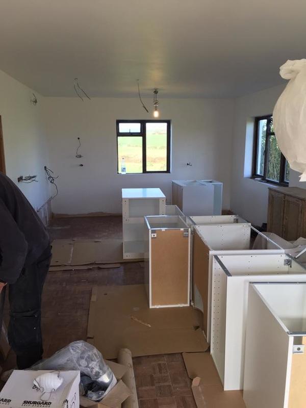 New kitchen fit out before