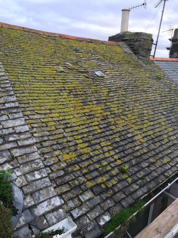 Roof restoration before
