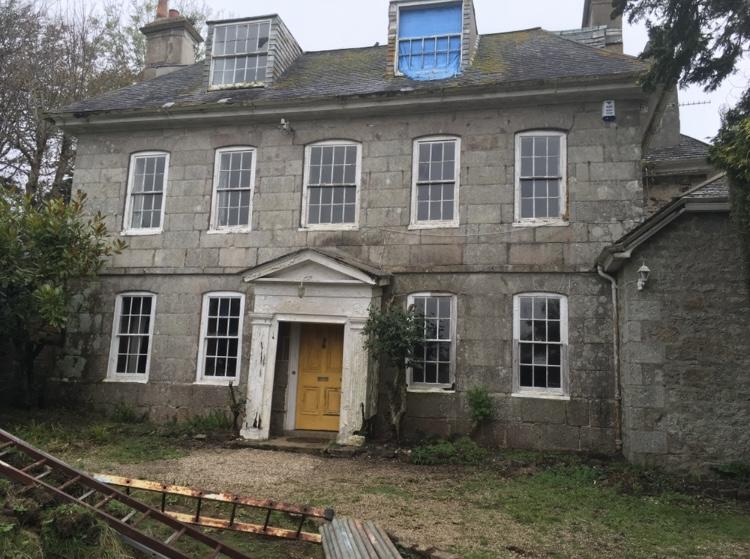 Grade II* manor restoration, Penzance before
